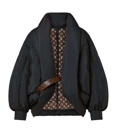 louis vuitton black puffer jacket|louis vuitton monogram jacket.